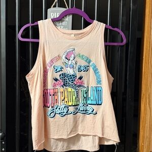 South Padre Island Women's Crop Top - Peach